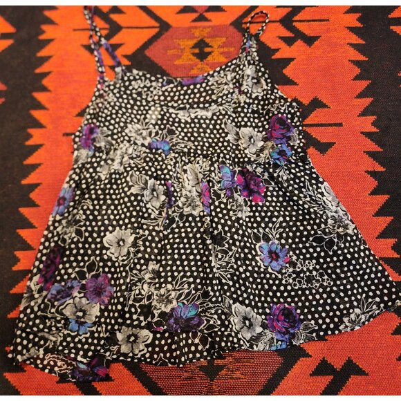 Torrid Women's Plus Size 2 Polka Dot & Floral Print Camisole Swing Top. - Picture 10 of 10